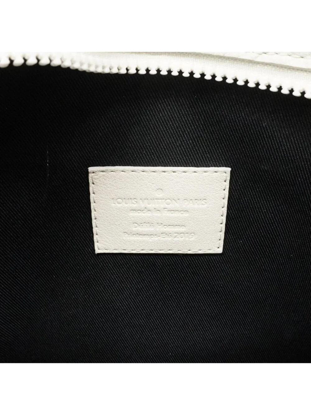 Louis Vuitton Shoulder Bag Monogram Taurillon Soft Trunk Blanc